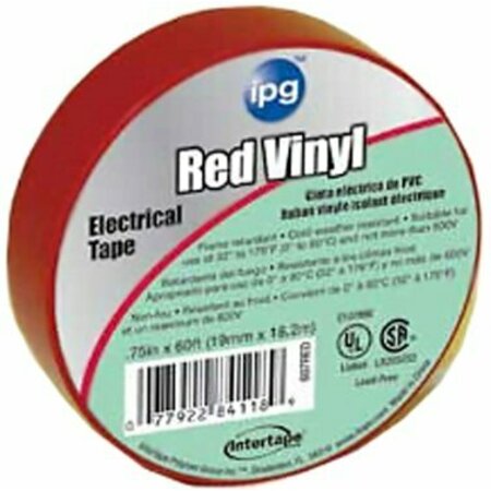 INTERTAPE POLYMER GROUP Tape Red 3/4X60 Electrical 607RED